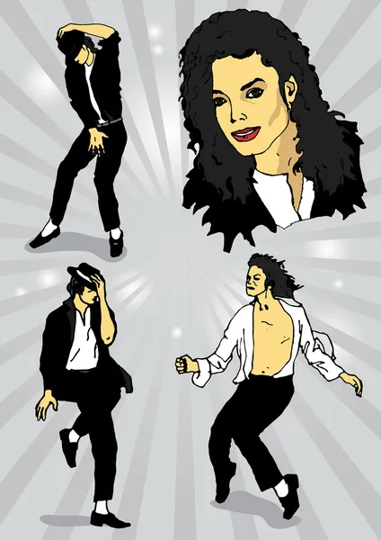 Michael Jackson Vetor De Stock