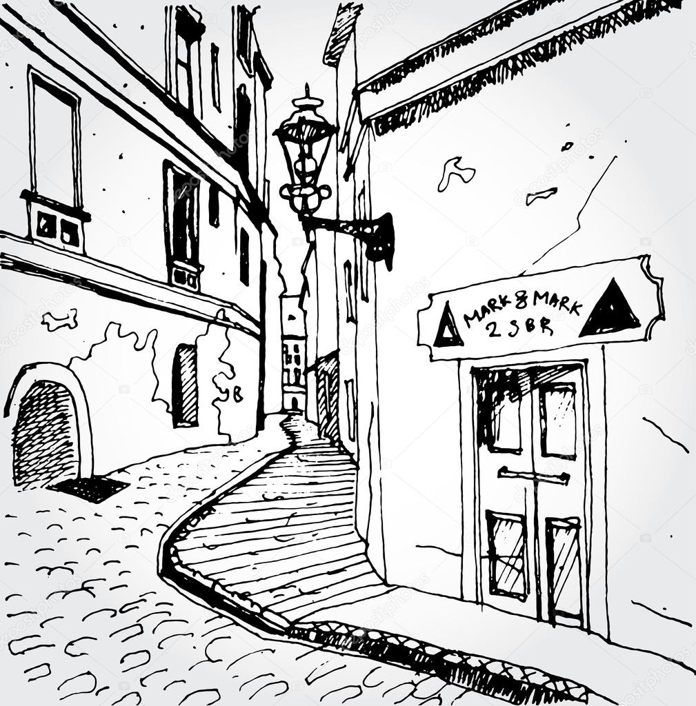Sketch of an Old Street