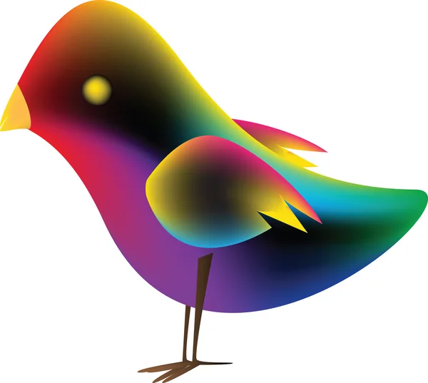 Bird With Gradient Mesh — Stock Photo, Image