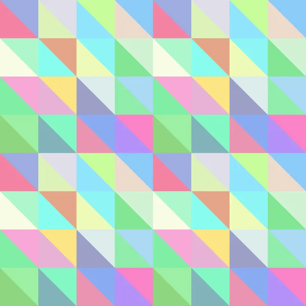 Driehoeken naadloze patroon. — Stockvector