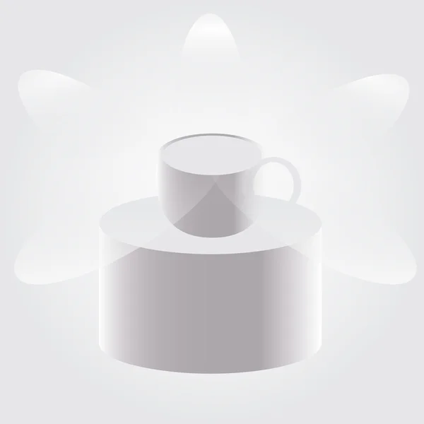Piedestal cup. — Stock vektor
