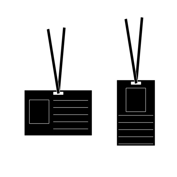 Modelo de identificação — Vetor de Stock