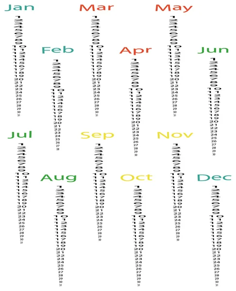 Calendario — Archivo Imágenes Vectoriales