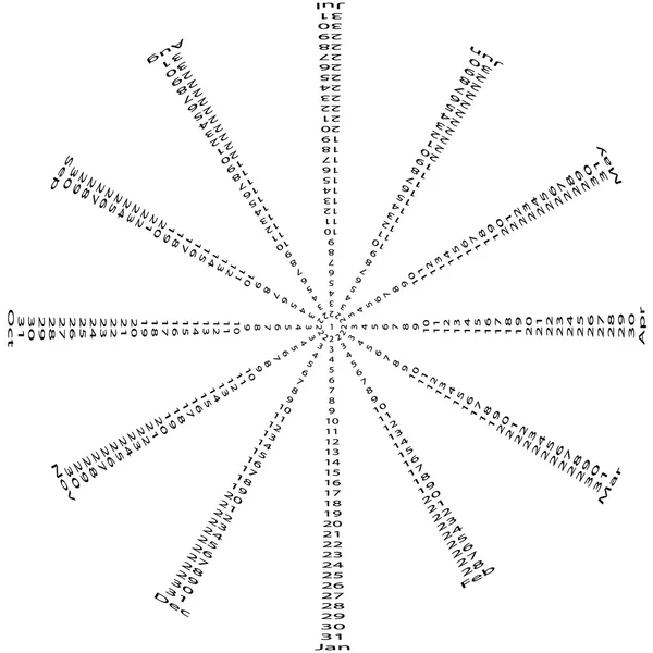 Calendrier — Image vectorielle