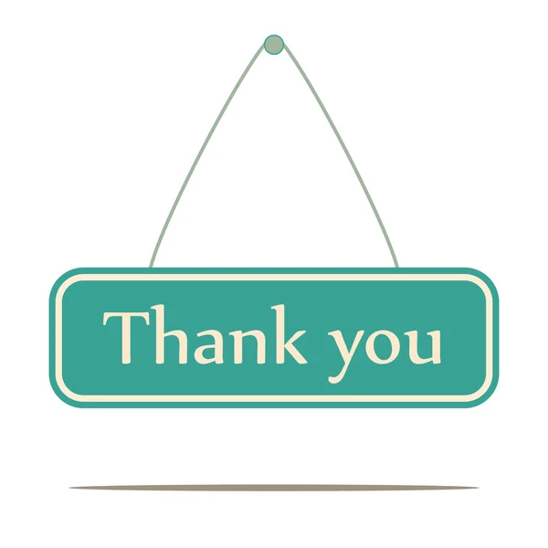 Thank you — Stock Vector