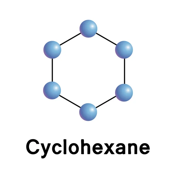 Cyclohexane — Stock Vector