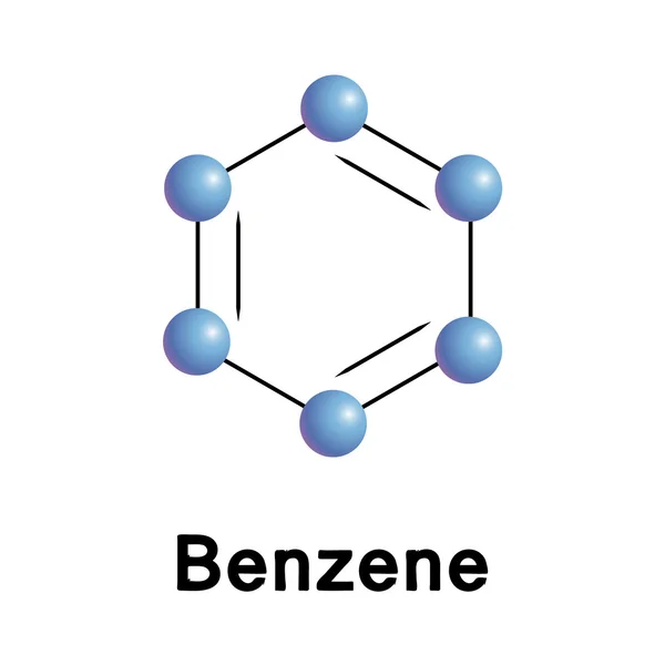 Benzene — Vettoriale Stock