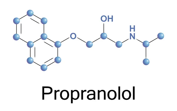 Propranolol — Vetor de Stock