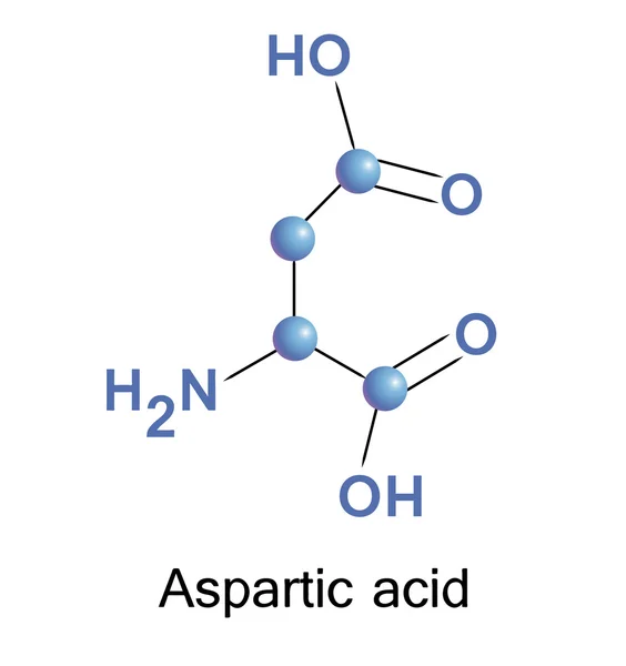 Asparaginsäure — Stockvektor