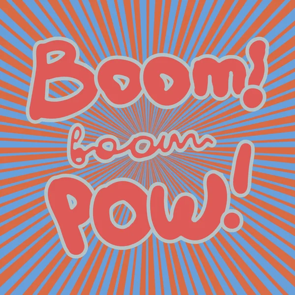 Boum, pow — Image vectorielle