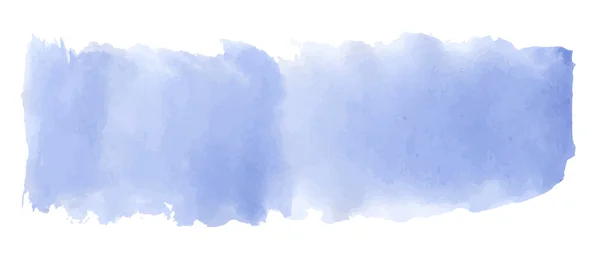 Modrý nápis akvarel — Stockový vektor