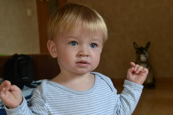 Retrato de un niño pequeño Fotos de stock libres de derechos