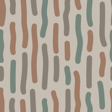 VECTOR 'da geniş çaplı iplikçikleri olan kusursuz bir Beige PATTERN.