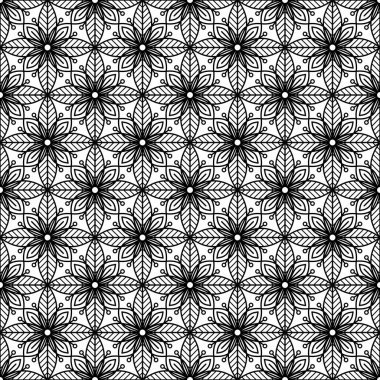 VECTOR 'DA LINEAR ORNAMENTESİ KARAHI VE AYI PATTERN