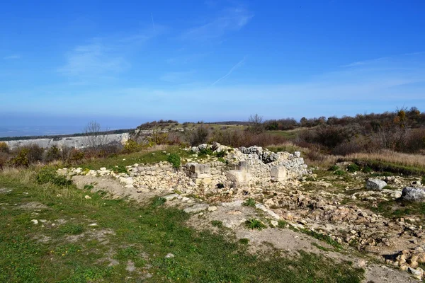 Eine alte Festungsstadt mangup — Stockfoto
