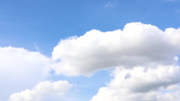 Langit Waktu Lapse Dengan Awan Bergerak Rekaman Waktu Selang Langit — Stok Video