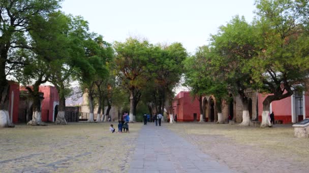 Tlaxcala Μεξικό Ιανουάριος 2022 Ανοίξτε Παρεκκλήσι Του Franciscan Μονή Της — Αρχείο Βίντεο