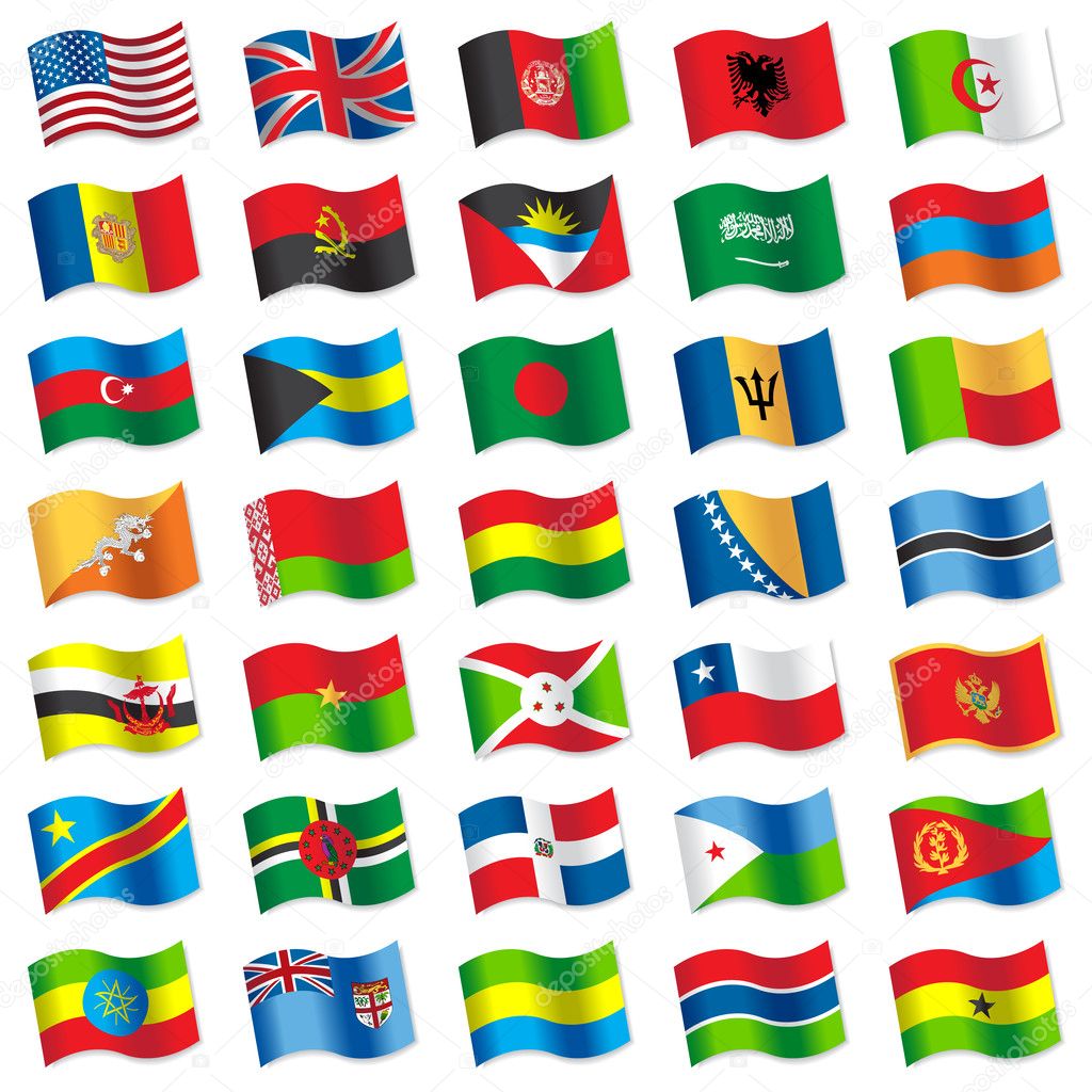 Flags Of The World — Stock Vector © Leeestat 44486707