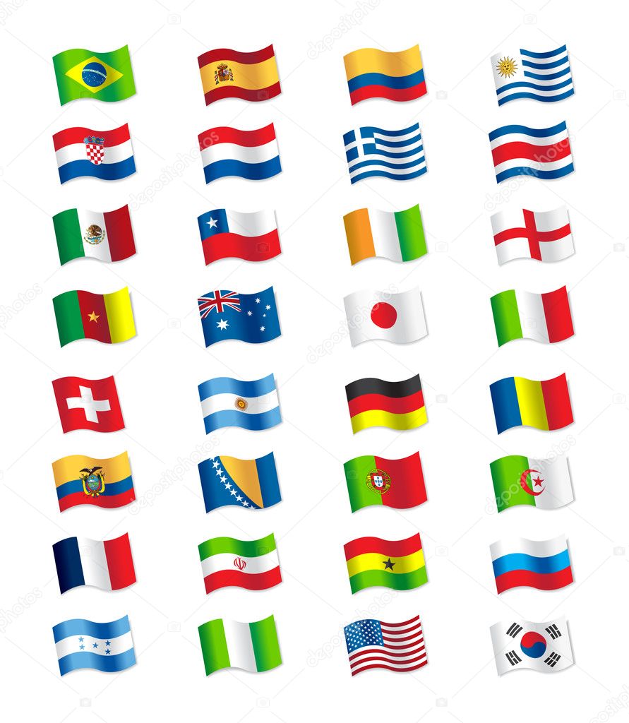 Flags 2014 Brazil