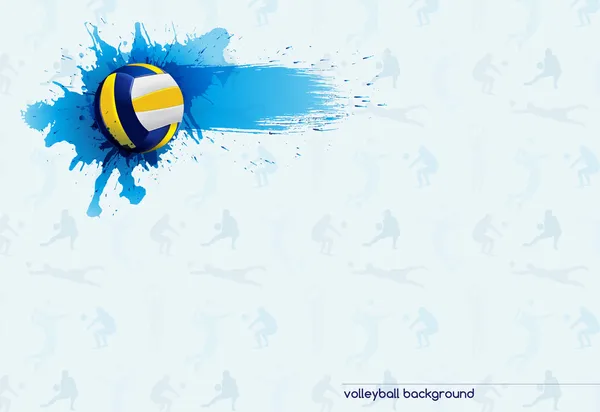 Résumé du volleyball — Image vectorielle