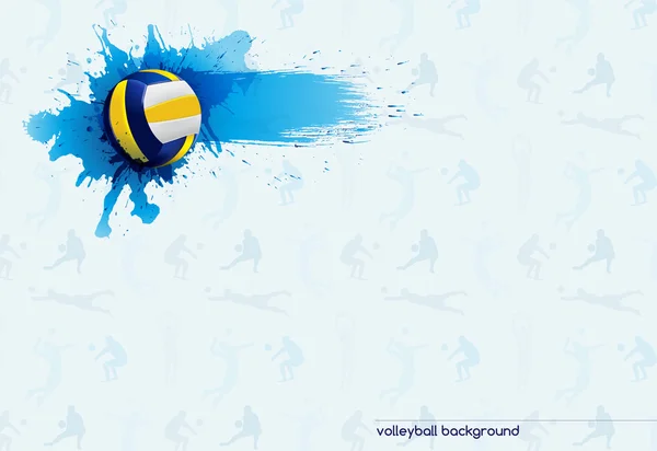 Volleybal abstract — Stockvector