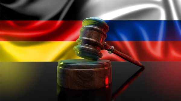 Germany Sanctions Russia Russiagermany Relations — Stockfoto