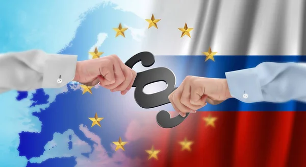 Právní Hospodářské Sankce Evropské Unie Proti Rusku — Stock fotografie