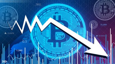 Bitcoin (BTC) fiyatı düşer. Bitcoin çökmek üzere. Bitcoin reddediyor. Bitcoin Kripto Para Fiyatı Geri Çekiliyor.