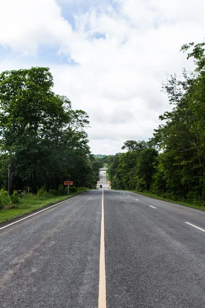 Asphalt road in thailand — Stock Photo, Image