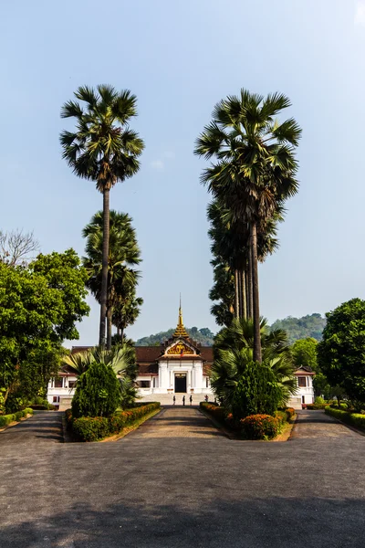 老挝琅勃拉邦，皇家宫殿博物馆 图库图片