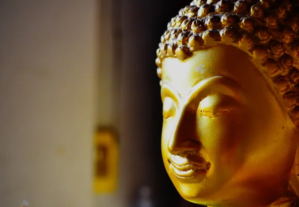 Buda heykeli yüz — Stok fotoğraf