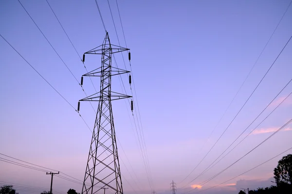 Posto de electricidade — Fotografia de Stock