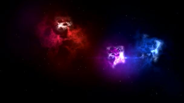 Nebula space — Stockvideo