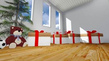 hediye kutusunda Oda