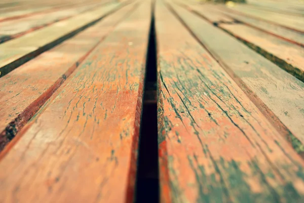 木製のスラットのフロアー リング — ストック写真