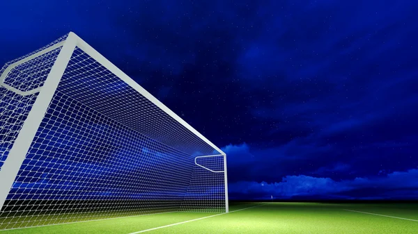 Soccer goal — Stock Photo, Image