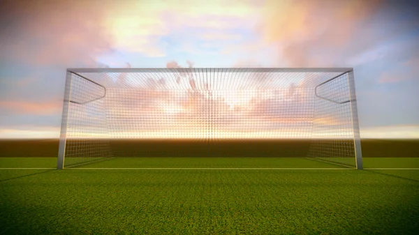 Soccer goal — Stock Photo, Image