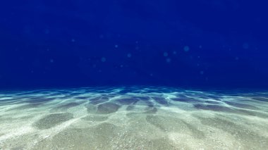 Su altında kum yüzeyi