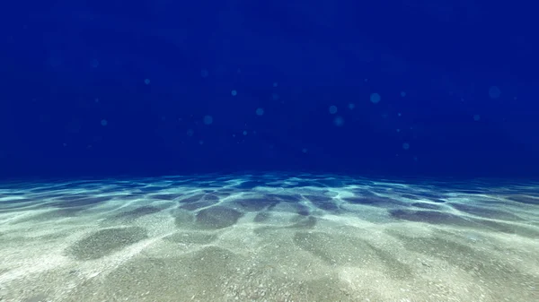 Oberfläche des Sandes unter Wasser — Stockfoto