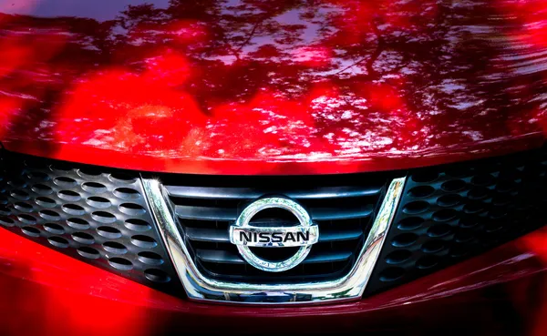 Logo auto Nissan — Foto Stock