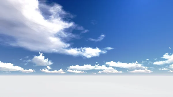 Lucht en wolken — Stockfoto