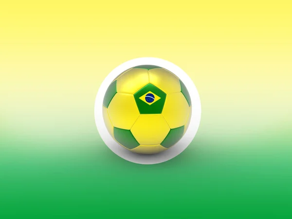 Soccer ball for World Cup Brazil — Stock Photo, Image