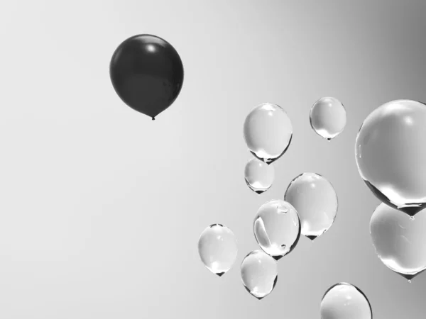 Diferencia de globos — Foto de Stock