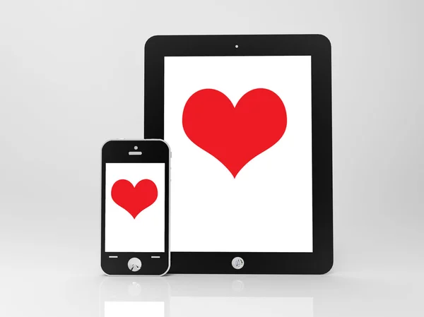 Love of Smartphones — Stock Photo, Image
