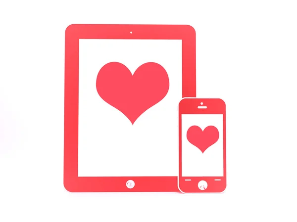 Love of Smartphones — Stock Photo, Image