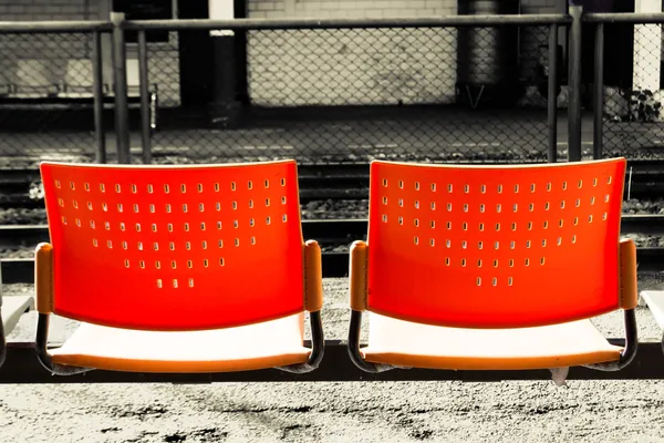 Cadeira pública — Fotografia de Stock