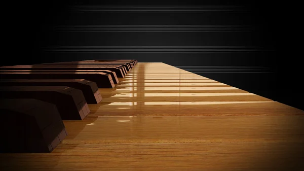 Klavernøgler - Stock-foto