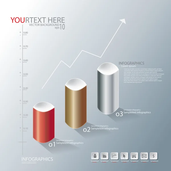 Infografik — Stockvektor