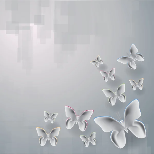 Carta farfalla — Foto Stock