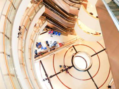spiral merdivenler ve yürüyen merdiven